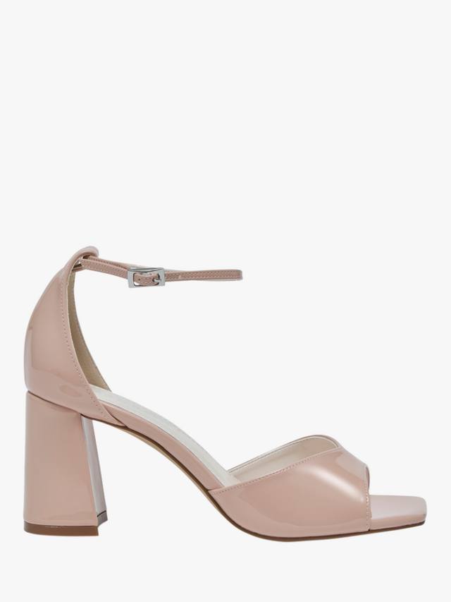 Сандалии Solange на устойчивом каблуке с патиной Rainbow Club, Blush