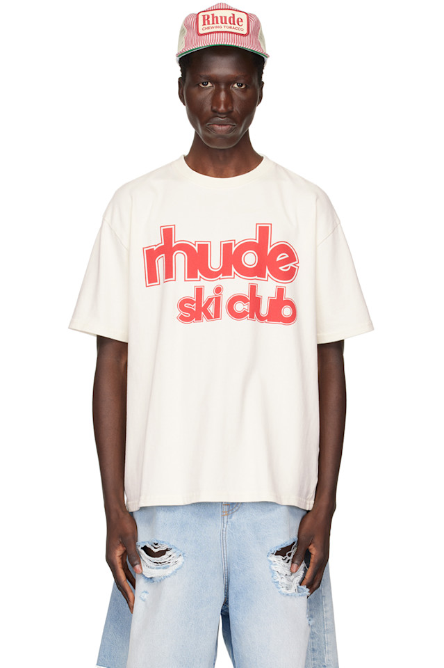 

Футболка Rhude ski club Rhude, белый