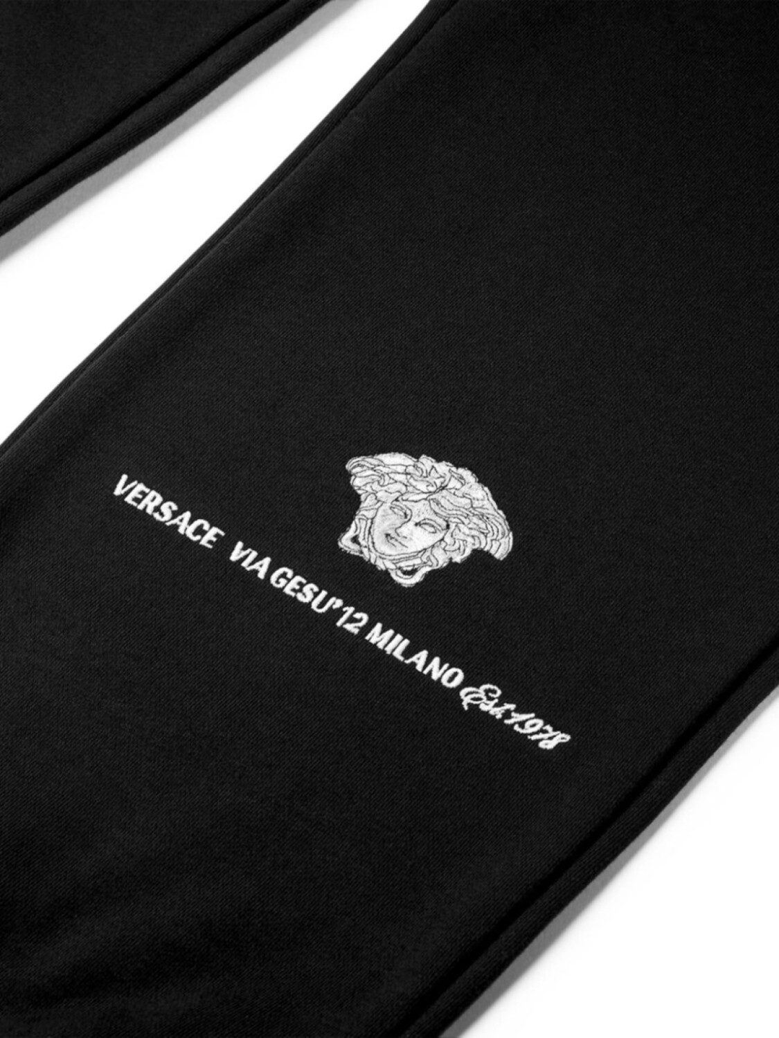 Versace спортивные брюки Medusa Milano, черный — фото 3