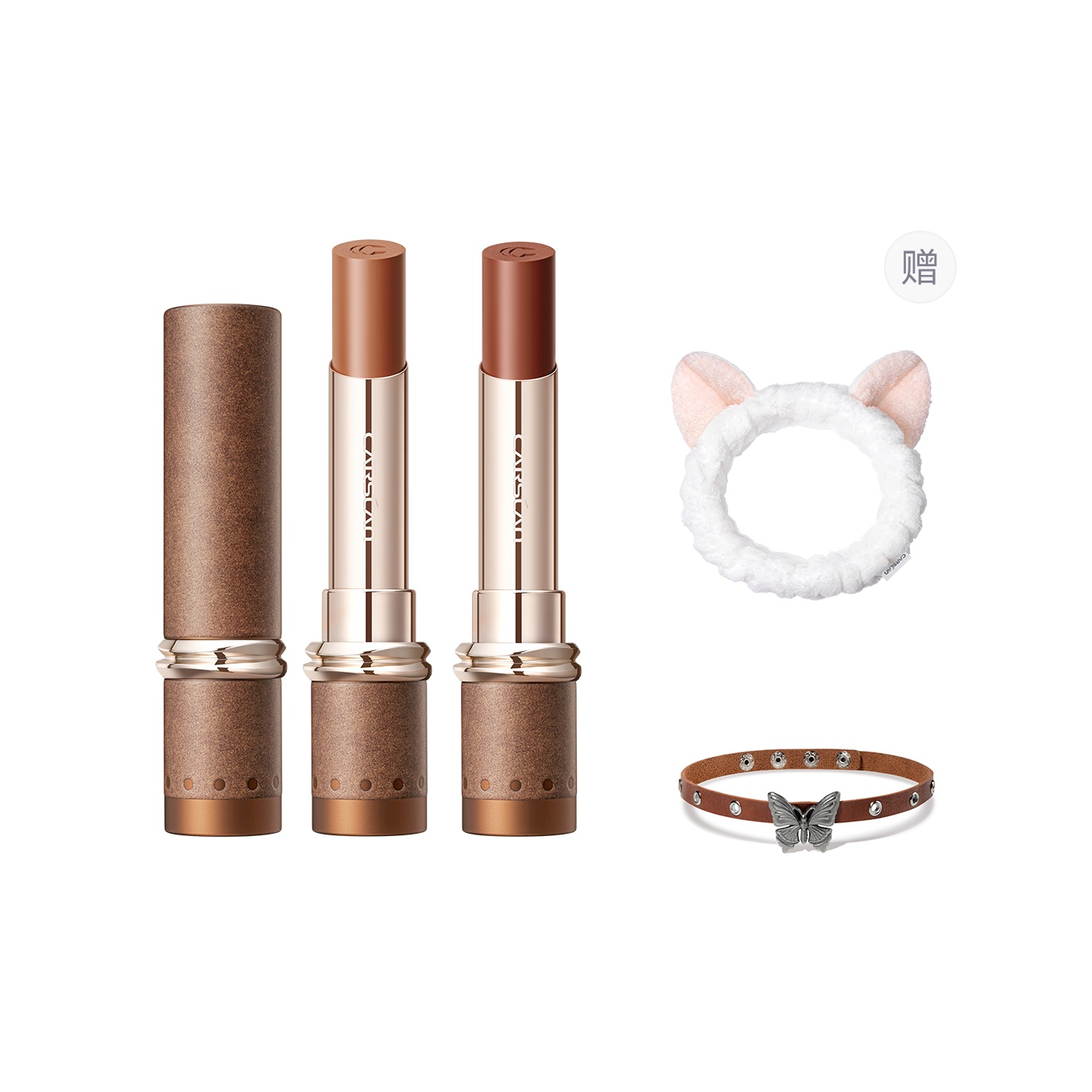 

Fog Kiss Lipstick Lipsticks Soft Matte Easy to Blend Natural Complexion Carslan