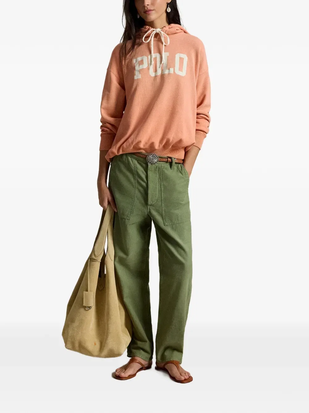 Худи с логотипом POLO RALPH LAUREN, розовый — фото 2