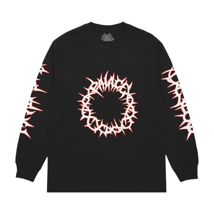 

Лонгслив Palace Spiked Long-Sleeve, черный