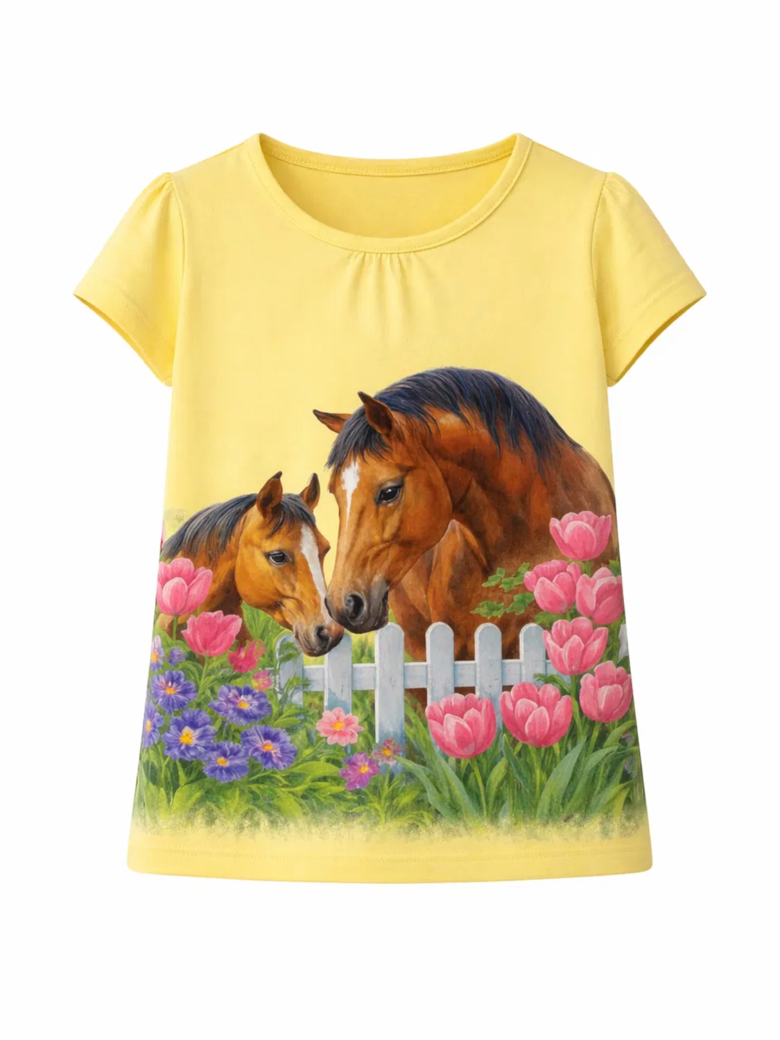 Футболка 'Leafletic Girls T-shirt' Leafletic, Yellow