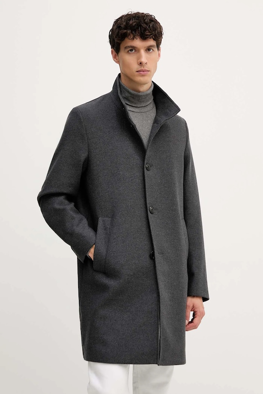 

Пальто с шерстью Marc O'Polo, серый