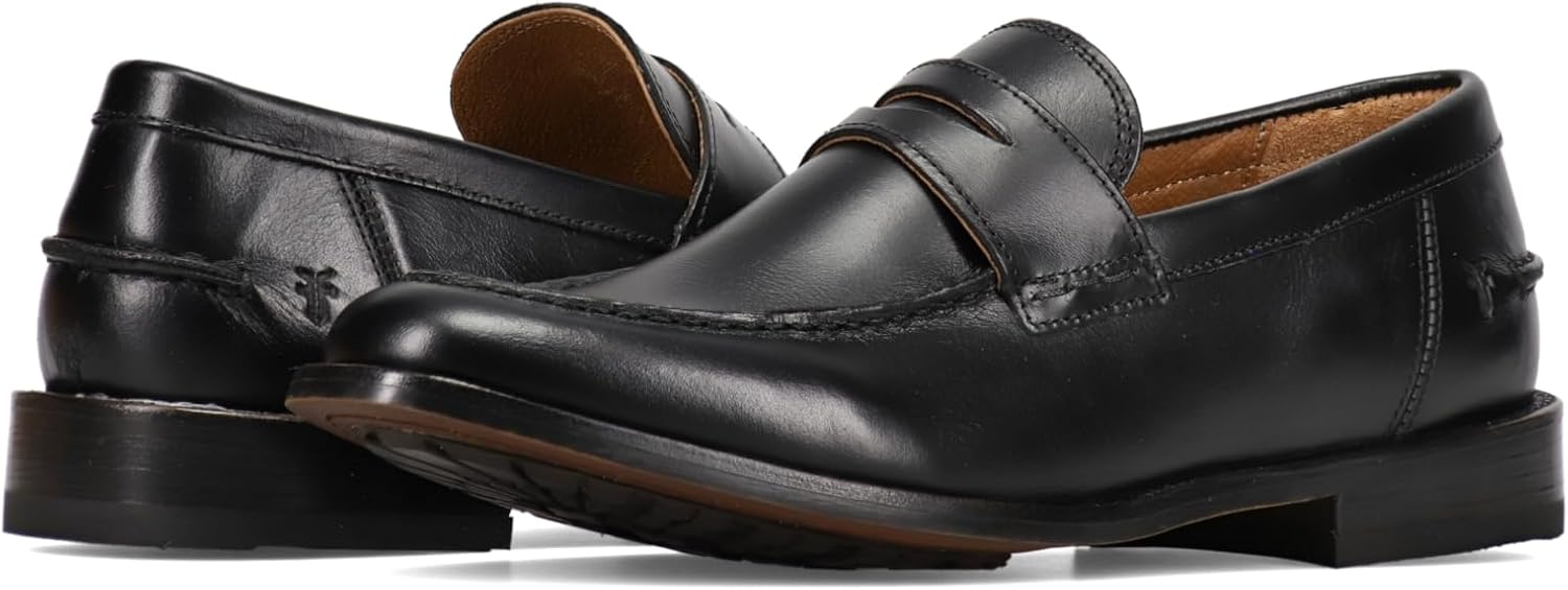 

Мокасины для мужчин Frye Tyler Flex Penny - премиальная кожа, комфортная посадка, универсальный стиль, прочная подошва, от повседневного до формального, черный