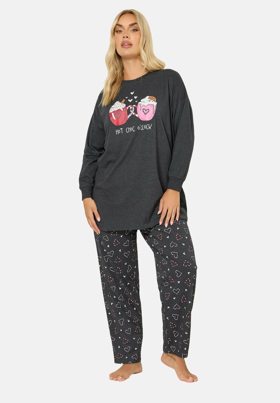 

Пижамный комплект Yours Clothing COMBINATION SET, Charcoal/Dark Grey