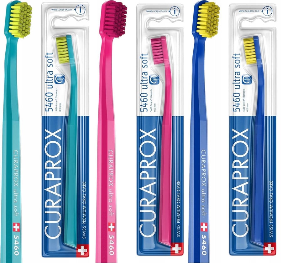 

Мягкая зубная щетка CURAPROX CS 5460 Ultra Soft Eco Pack 3 шт.