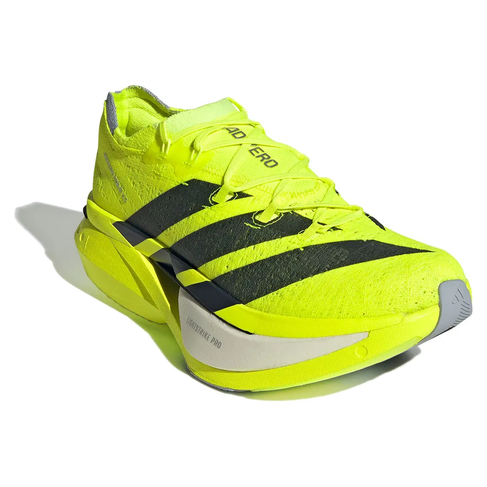 Беговые кроссовки adidas Adizero Prime X3 Strung, желтый — фото 4