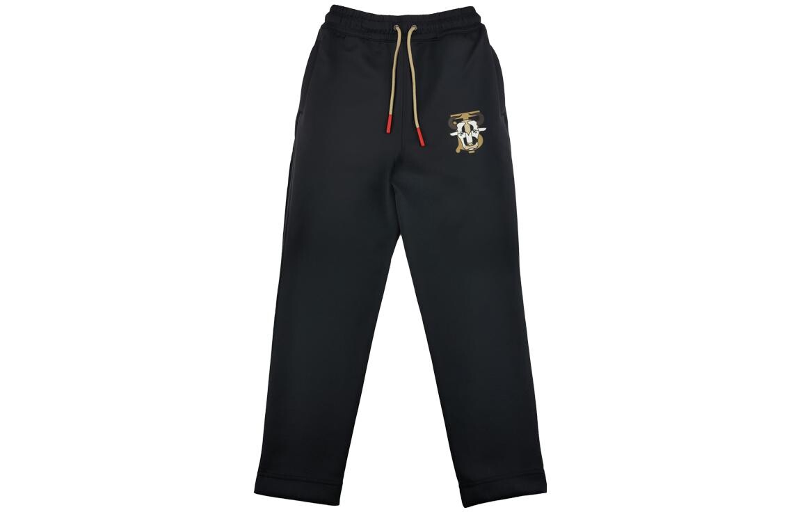 

Детские трикотажные спортивные штаны Burberry, цвет Black