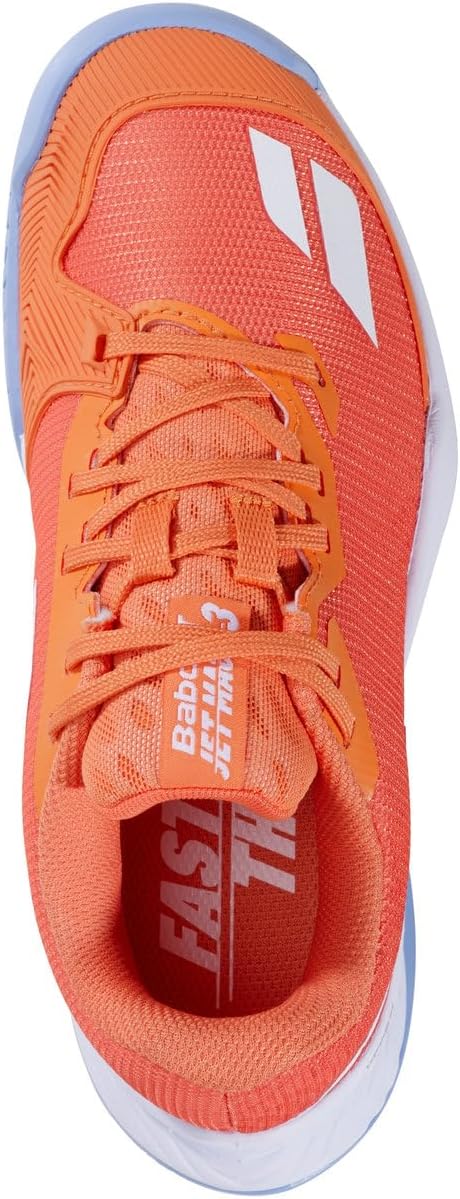Теннисные кроссовки Babolat Junior Jet Mach 3 для всех покрытий, 3.5 Little Kid Melon — фото 4