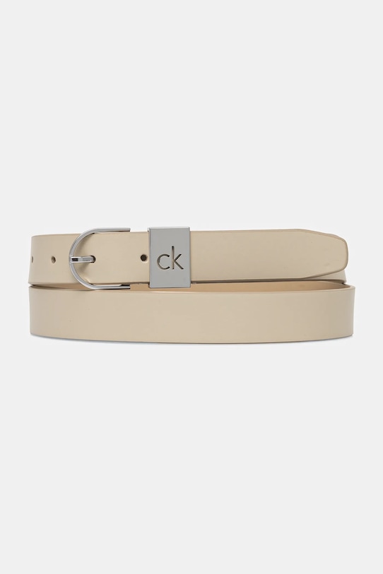 

Ремень Calvin Klein, бежевый