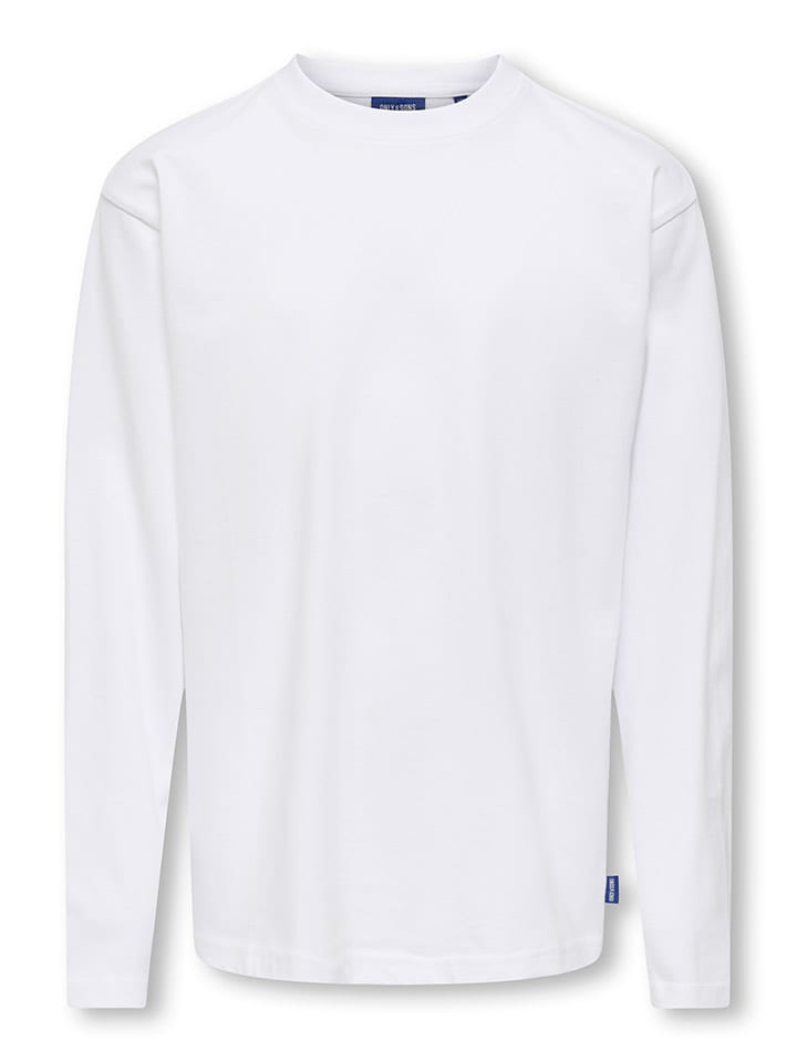 

Only&Sons Футболка с длинными рукавами "Фред" белого цвета