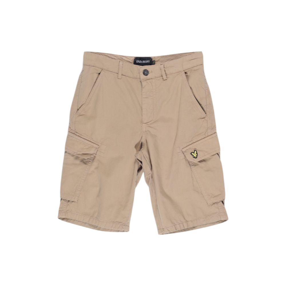 

Бежевые хлопковые короткие шорты Lyle & Scott