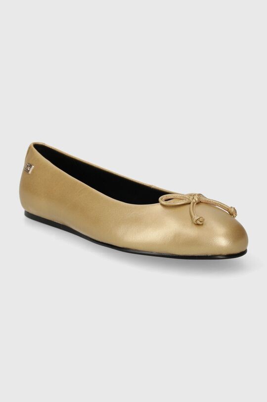Кожаные балетки ESSENTIAL GOLDEN BALLERINA Tommy Hilfiger, золотой — фото 2