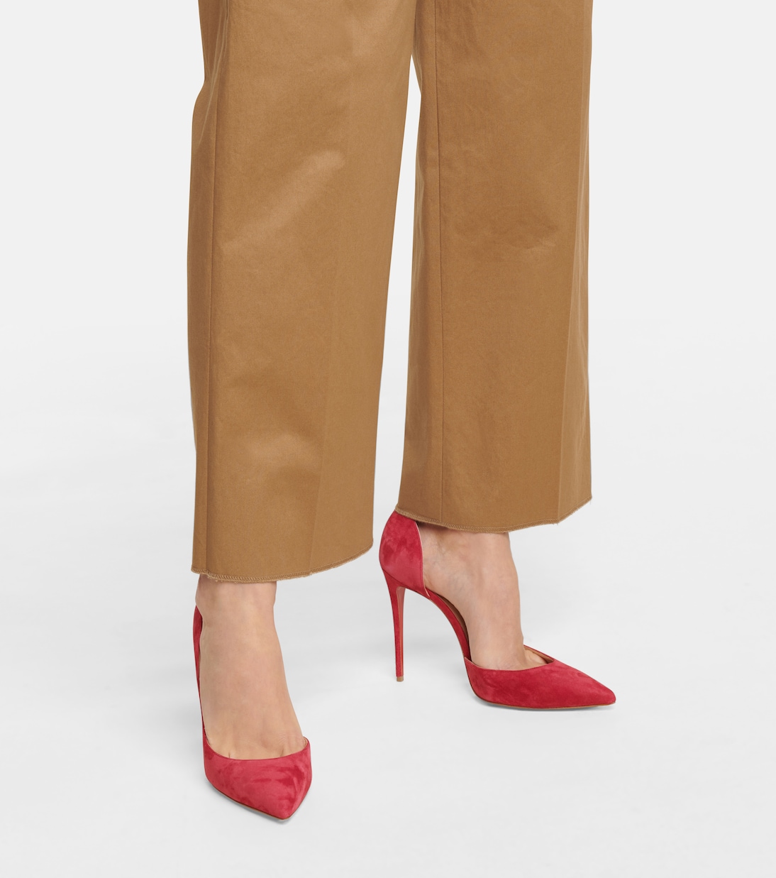 Ириза 100 замшевые лодочки Christian Louboutin, Persan — фото 4