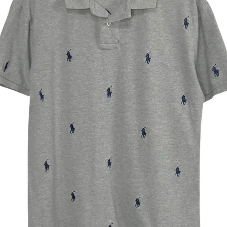 Футболка мужская Gray Polo Ralph Lauren — фото 4