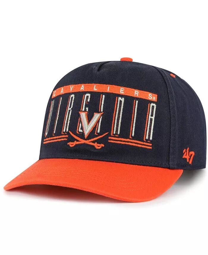 

Мужская темно-синяя кепка Virginia Cavaliers Double Head Hitch Adjustable Hat '47 Brand