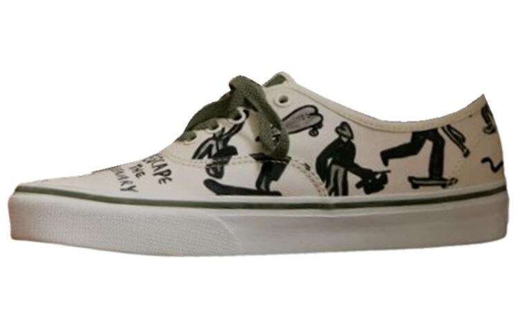 

Аутентичные кроссовки для скейтбординга Vans унисекс, White/Green
