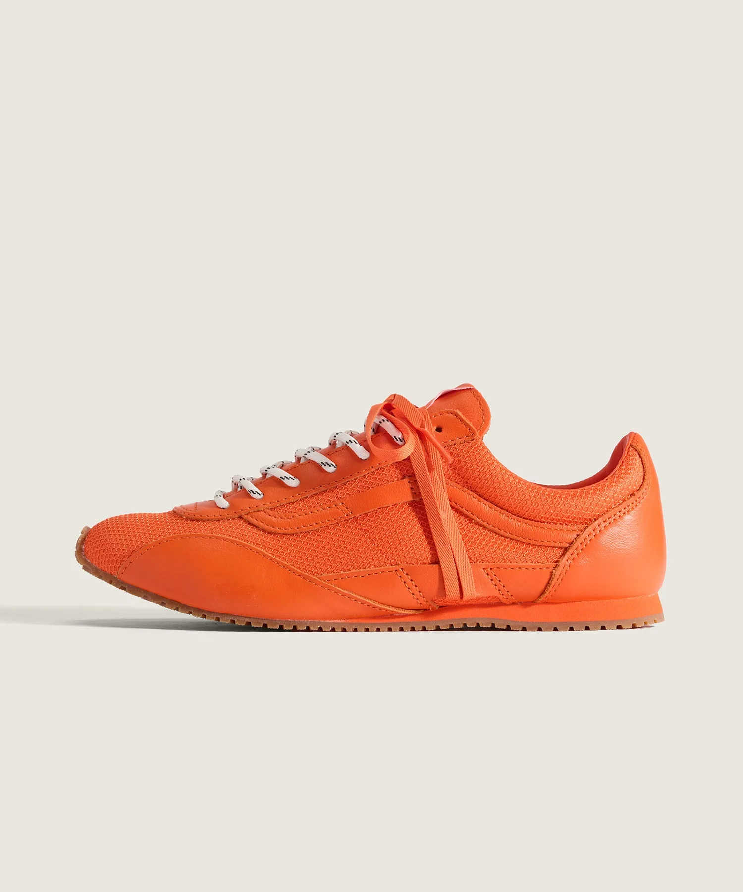 Унисекс кроссовки из натуральной кожи VANS PREMIUM SLP Trainer FLAME красные