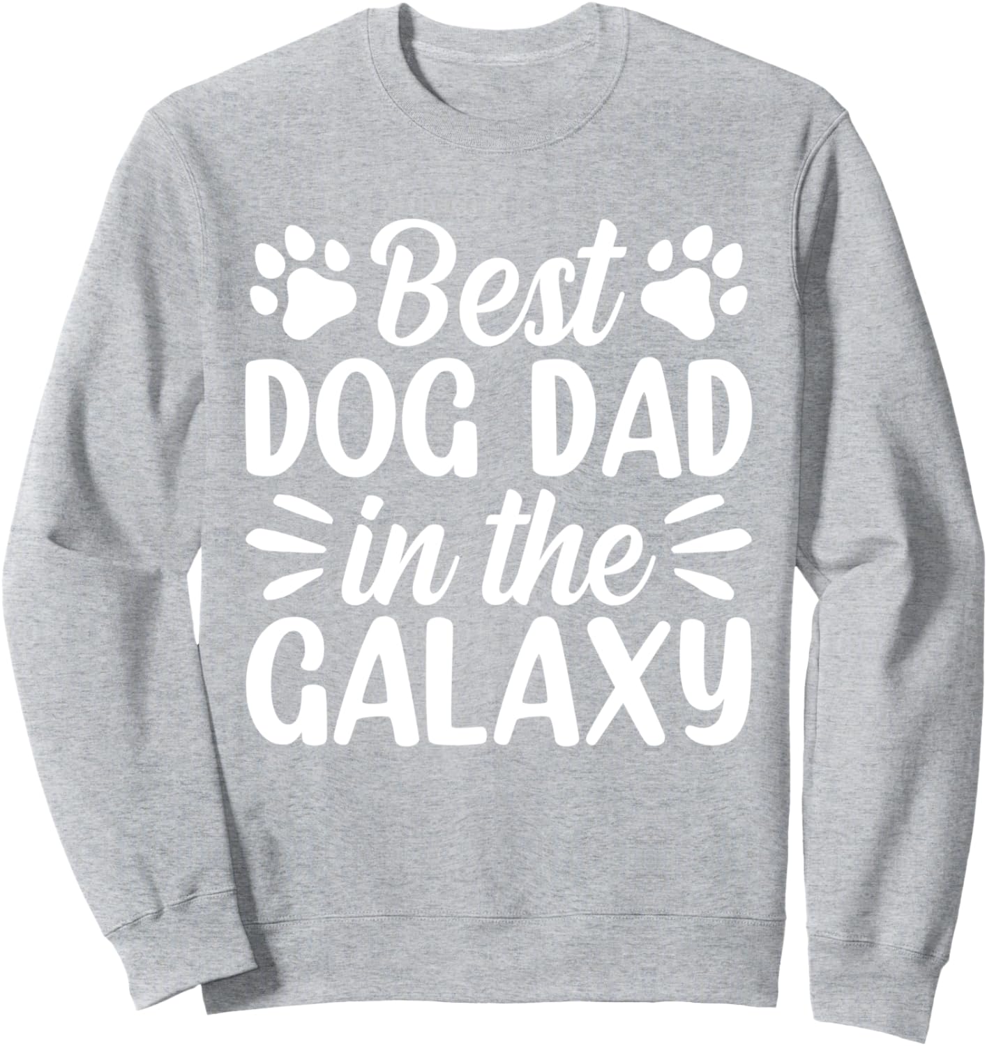 

Лучший папа собаки во всей галактике. Забавная толстовка ко Дню отца Funny Father'S Day Dog Dad Designs, серый