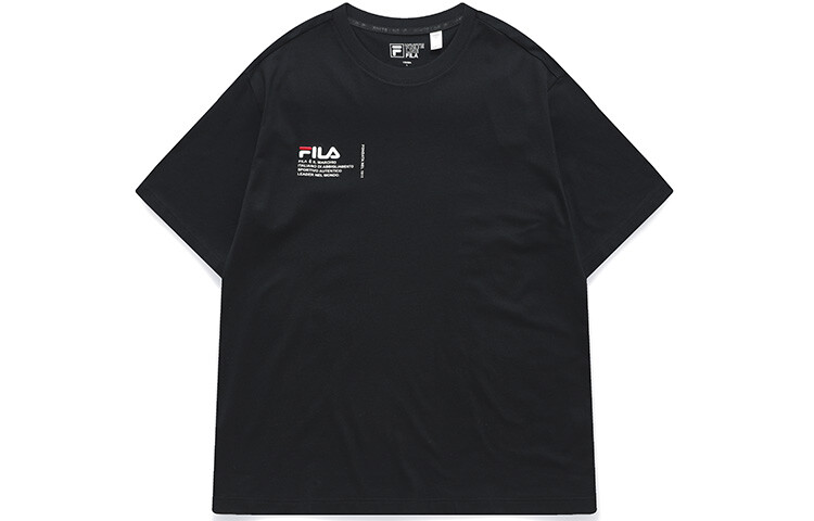 

Футболка мужская, цвет черный как смоль Fila, черный