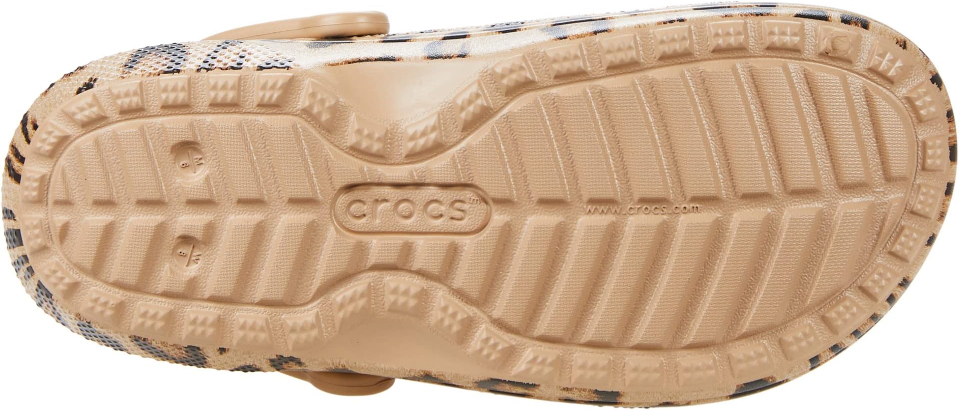 Сабо Crocs Zappos x Crocs Clueless Exclusive: ‘The Amber’ Classic Lined Clog, Leopard, or Whatever — фото 3