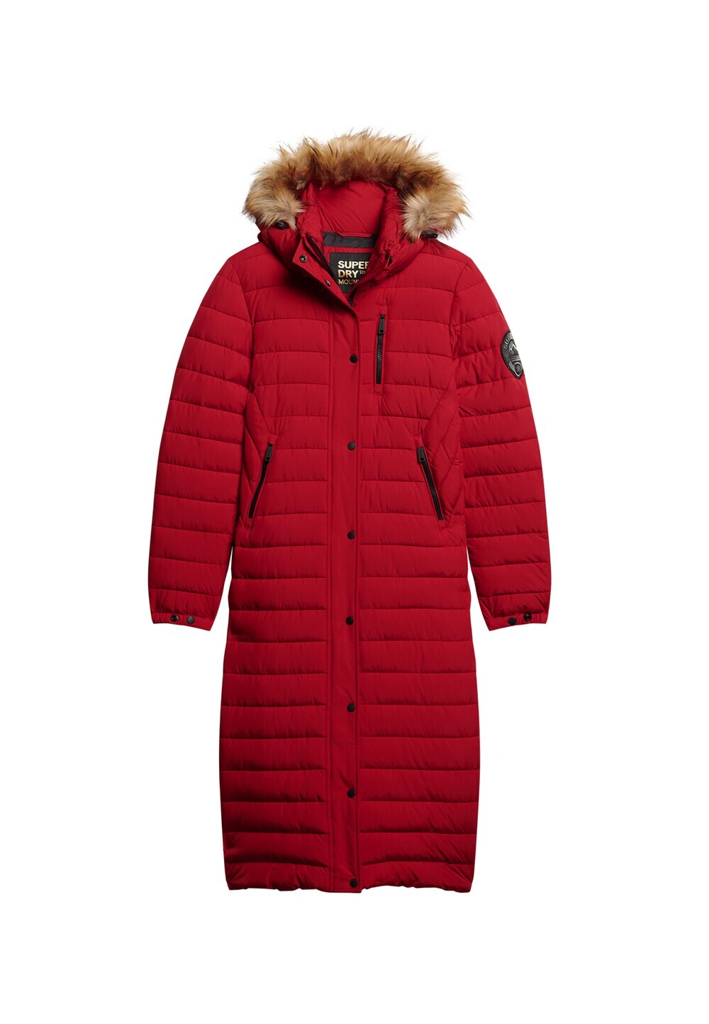 

Зимнее пальто Superdry Fuji, кроваво красный