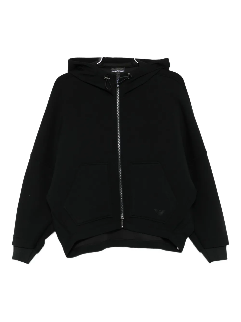 

Куртка на молнии с капюшоном Emporio Armani, черный
