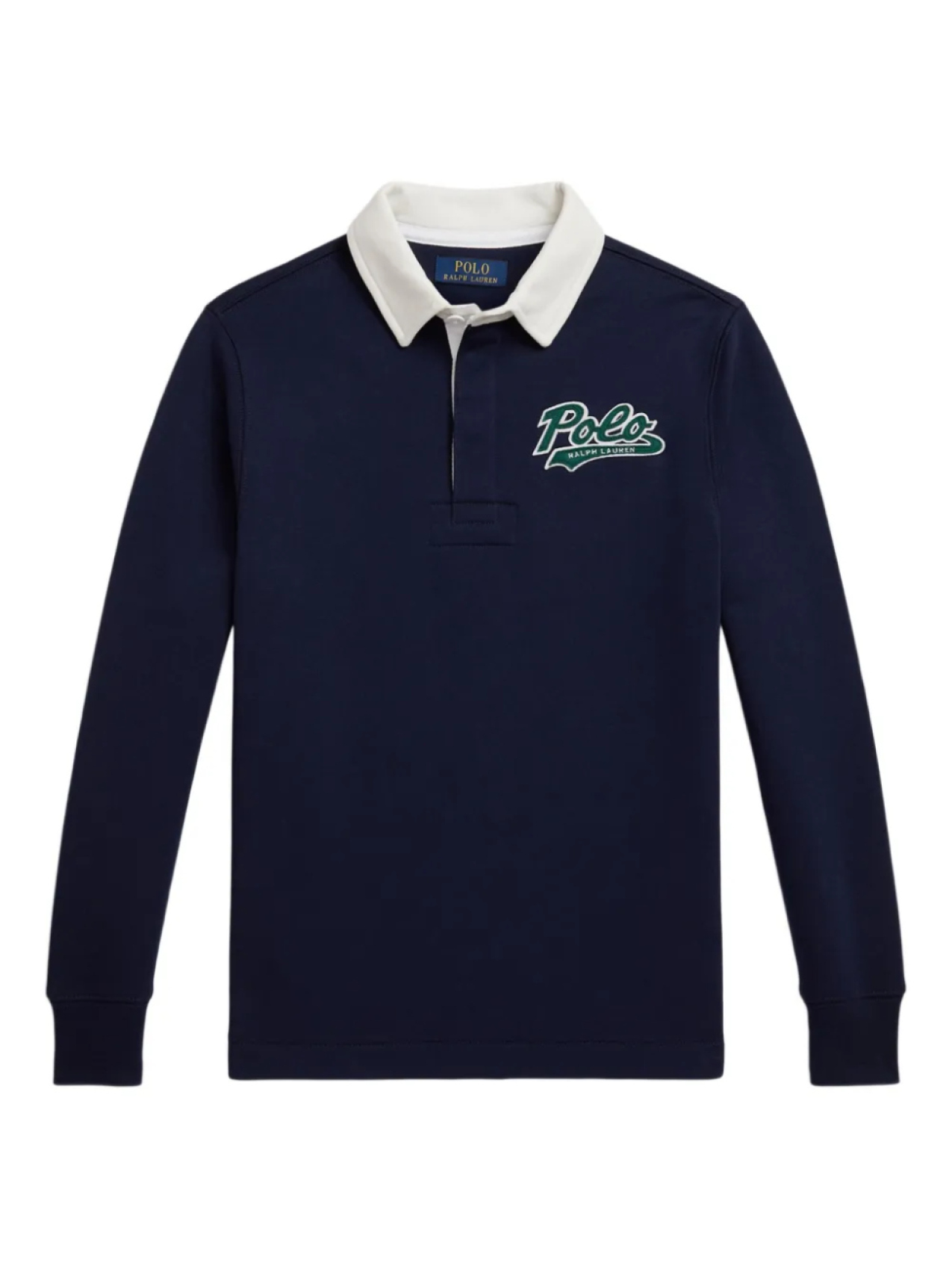 

POLO RALPH LAUREN KIDS регбийный свитер с длинными рукавами, синий