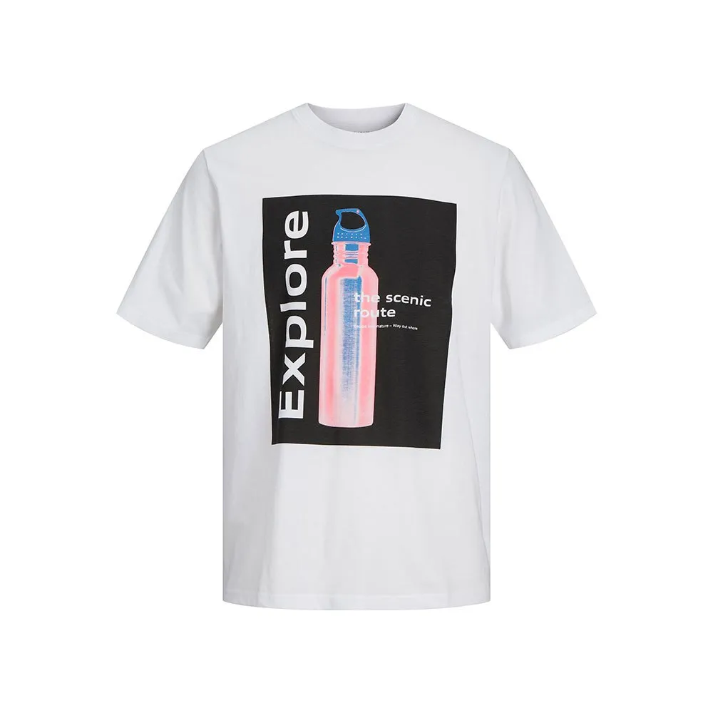 

Футболка Jack & Jones Blurred Floral Gc, белый