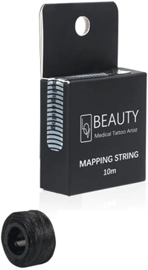 Инструмент для разметки бровей Pre-Inked Eyebrow Mapping String Chengcheng 10 м черный