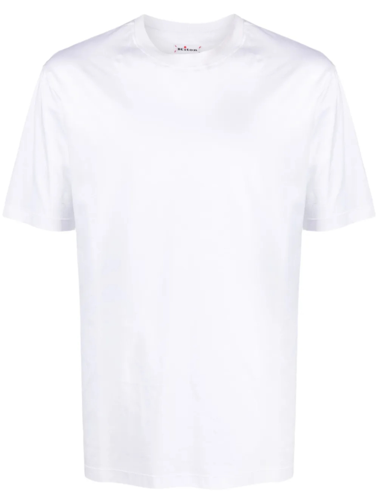 

Kiton футболка с вышивкой, белый