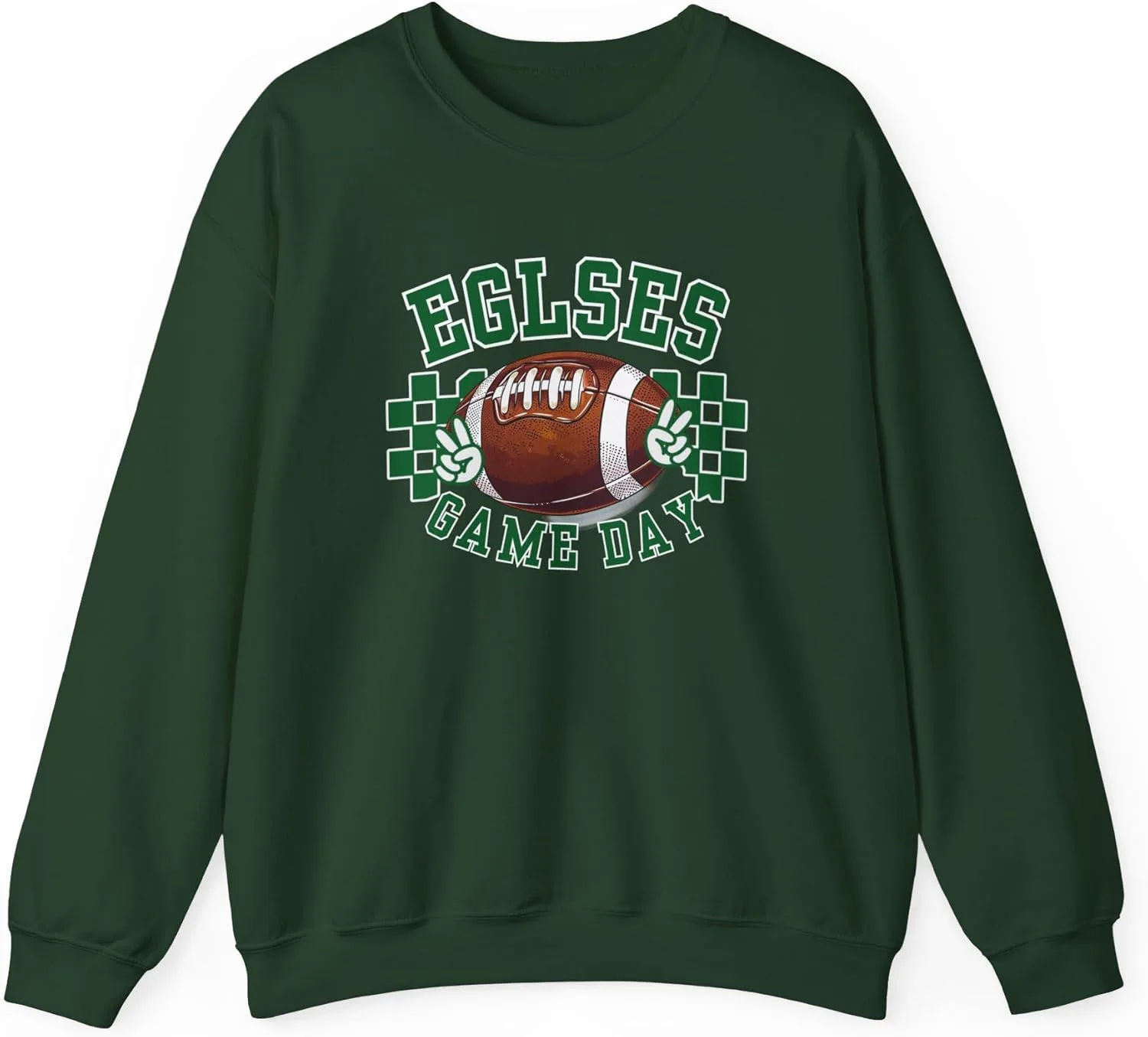 Толстовка Funny Eglses, Unisex Crewneck Sweatshirt — фото 2