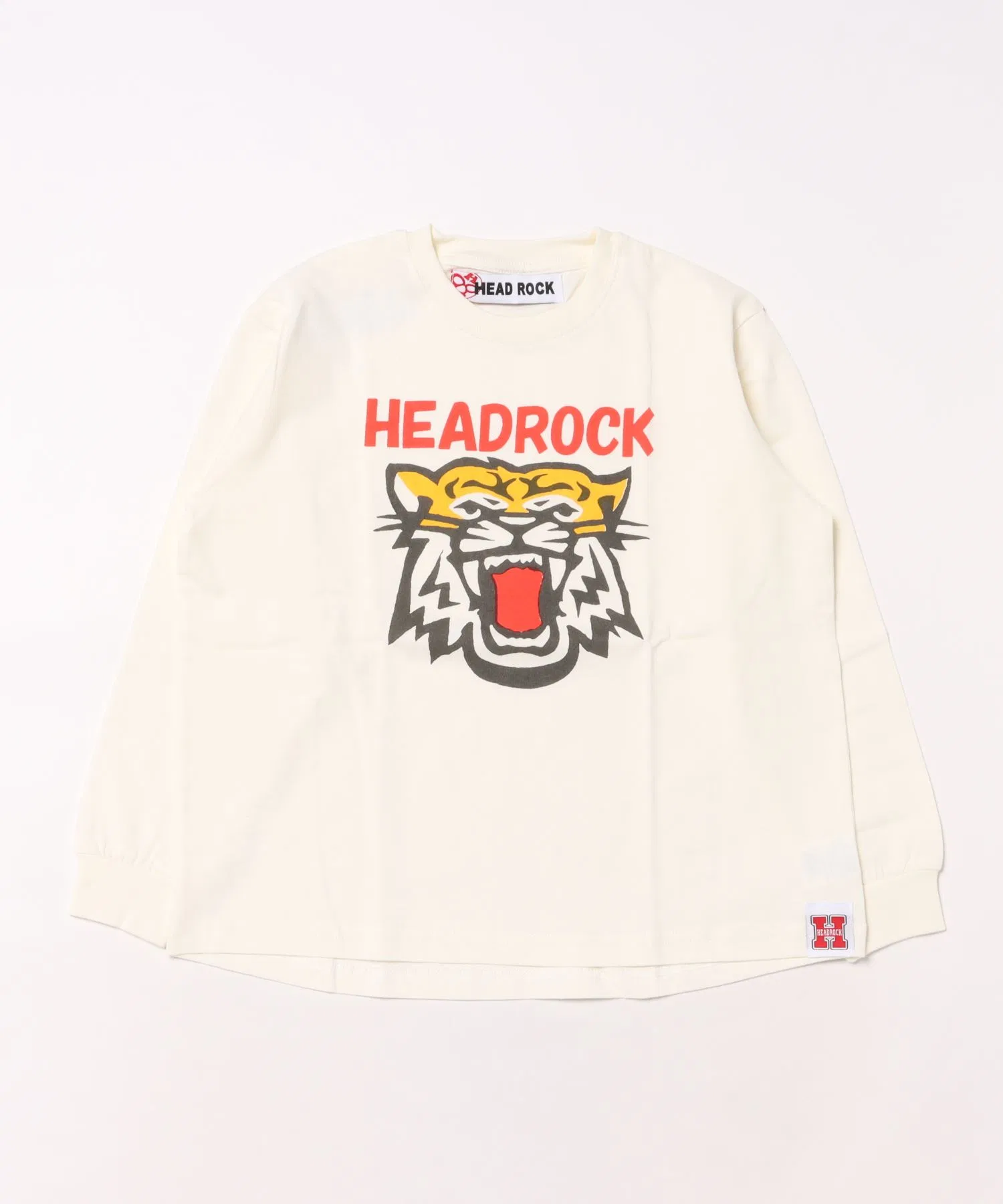 Детская футболка HEAD ROCK оверсайз, хлопок, белая