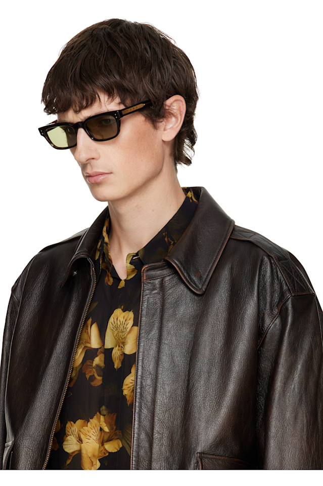 Marni Коричневые солнцезащитные очки Floosa RetroSuperFuture Edition — фото 4