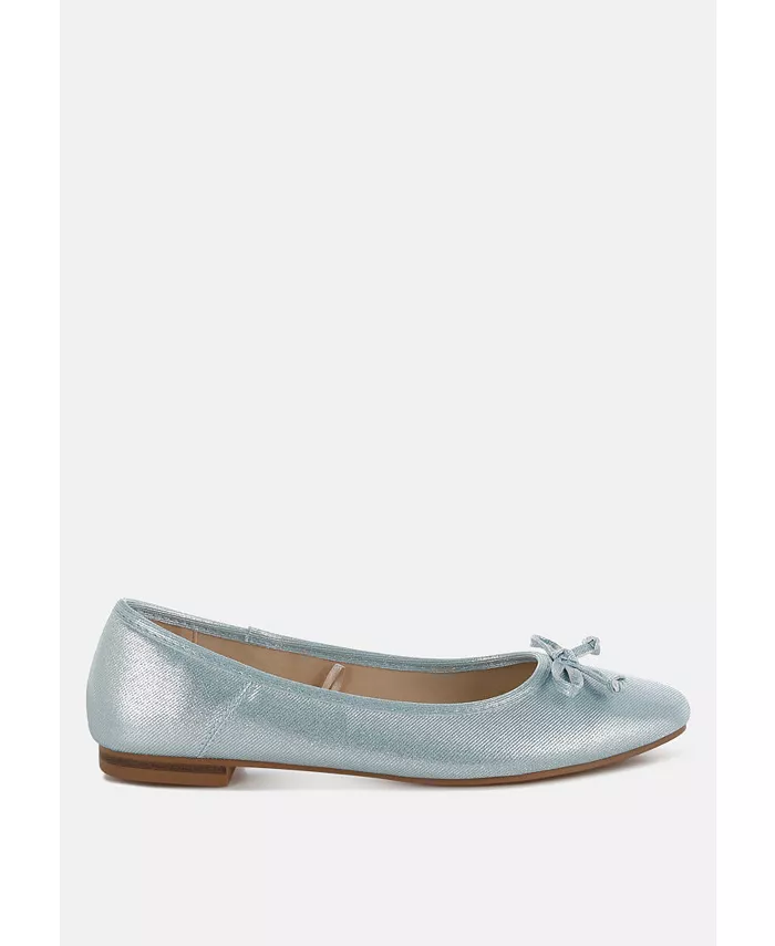 Женские балетки Agshin Metallic Rag & Co, синий