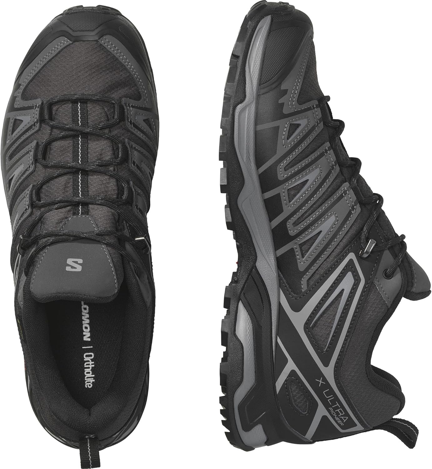 SALOMON мужские кроссовки для активного отдыха, Phantom Black Quiet Shade, 8.5 — фото 3