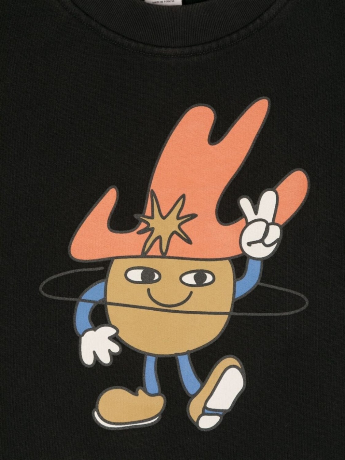 Stella McCartney Kids толстовка с принтом «Космический ковбой», черный — фото 3