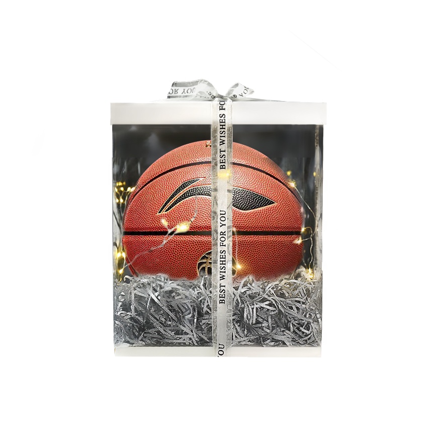 

LINING Баскетбольный мяч CBA Collection PU коричневый размер 7 тренировочный unisex Китай