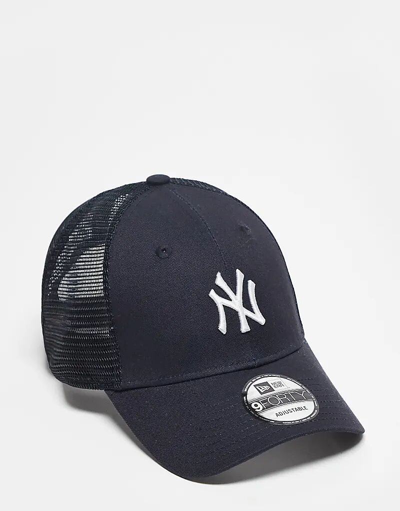 

Кепка дальнобойщика New Era NY Yankees 9forty черного цвета