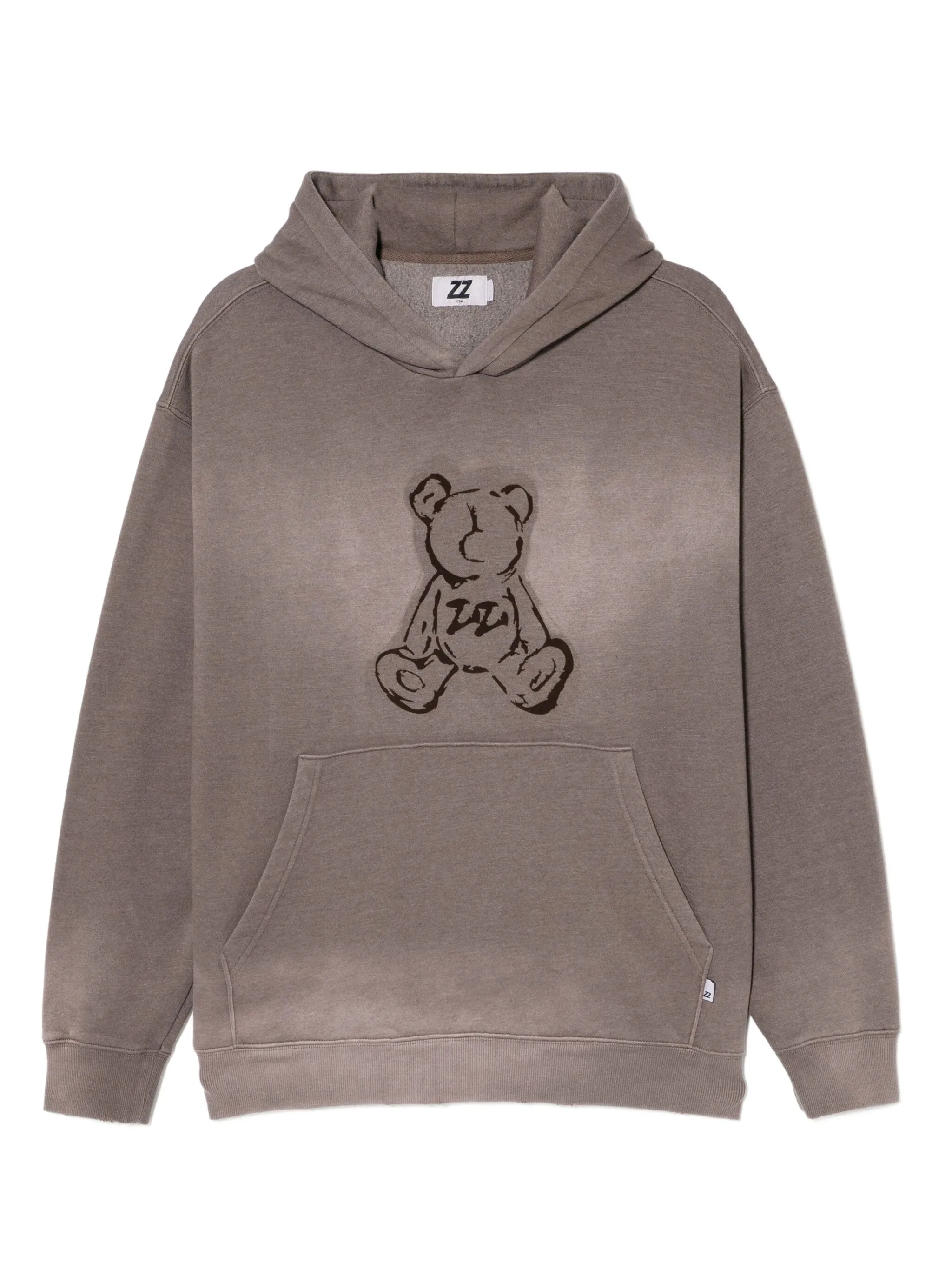 

Худи с принтом Izzue, коричневый