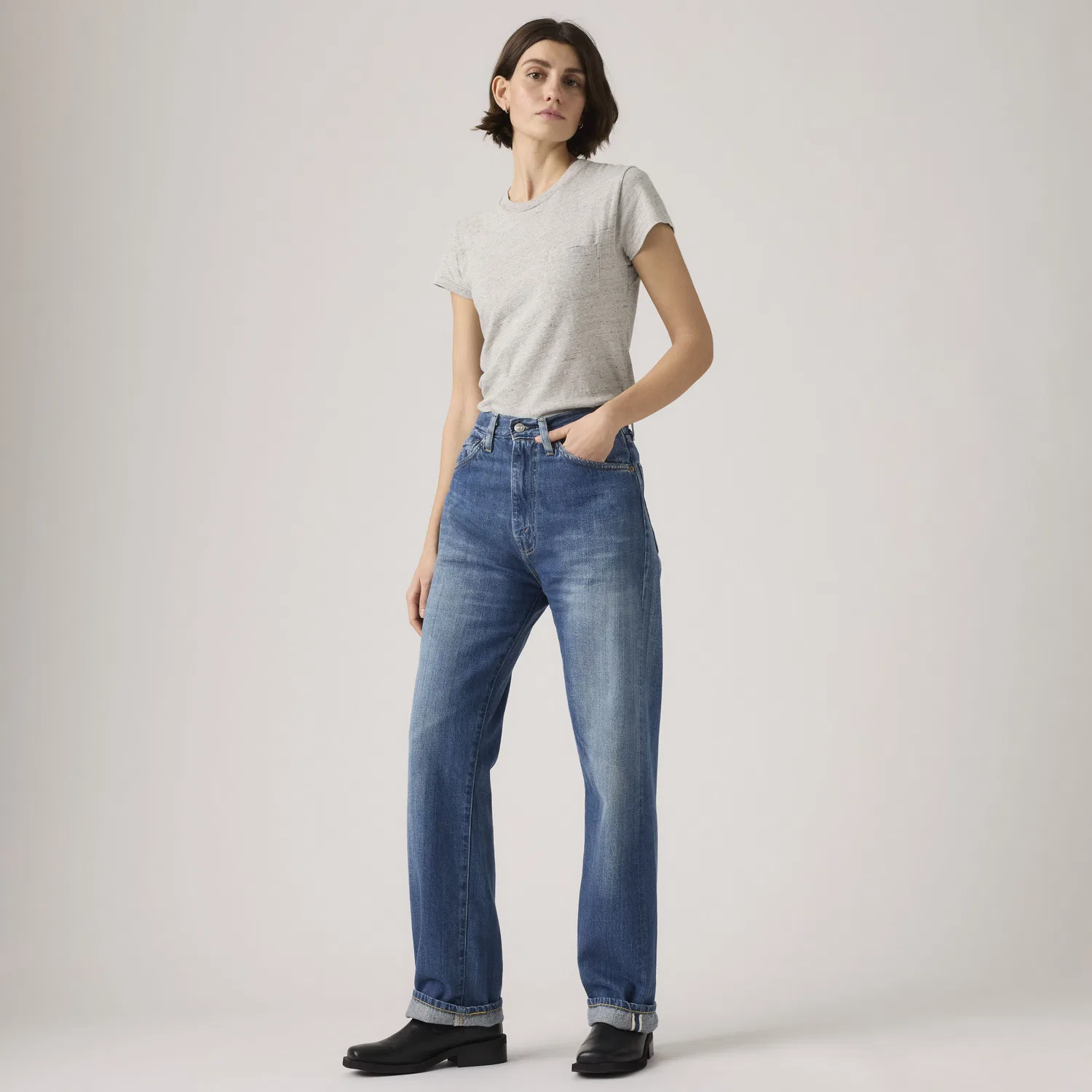 Женские джинсы 701 1950-х годов Levi's, Medium Wash