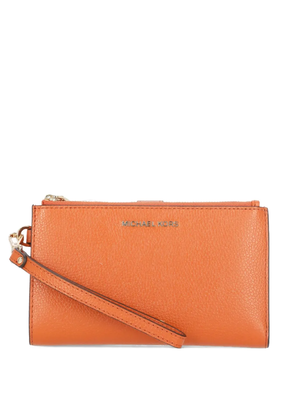 

Кошелек с круговой молнией и логотипом Michael Michael Kors, оранжевый