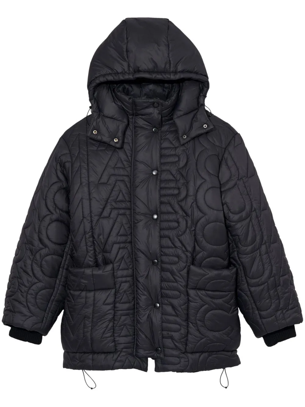 

Стеганый пуховик The Monogram MARC JACOBS, черный