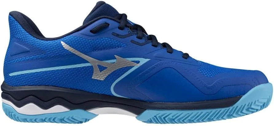 Мужские теннисные кроссовки Mizuno Wave Exceed Light 2 CC 61GC232028 синего цвета