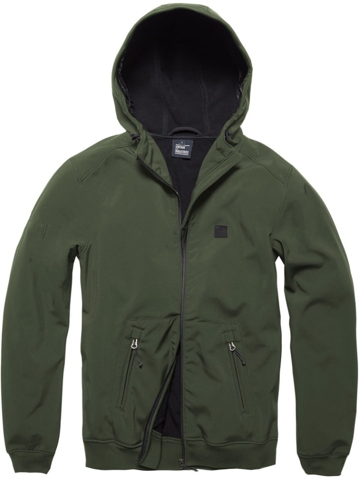 

Куртка софтшелл Vintage Industries Softshelljacke, зеленый