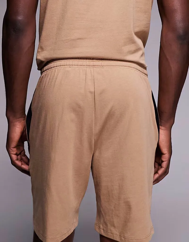 BOSS Orange Комплект из шорт и одежды для отдыха от BOSS Bodywear, бежевый — фото 4