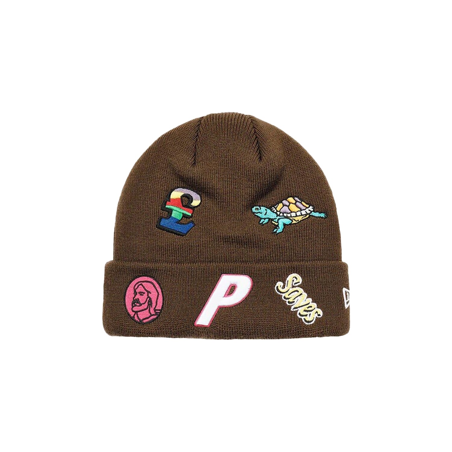 

Шапка-бини Palace x New Era Иисус, цвет Коричневый