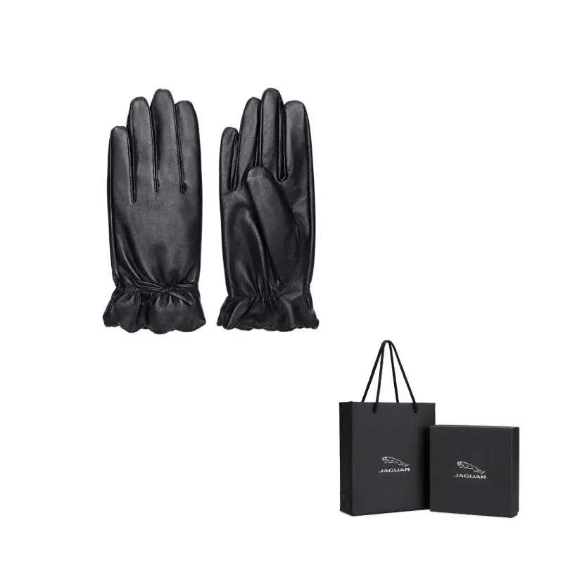 

JAGUAR Женские перчатки из овчины, Black