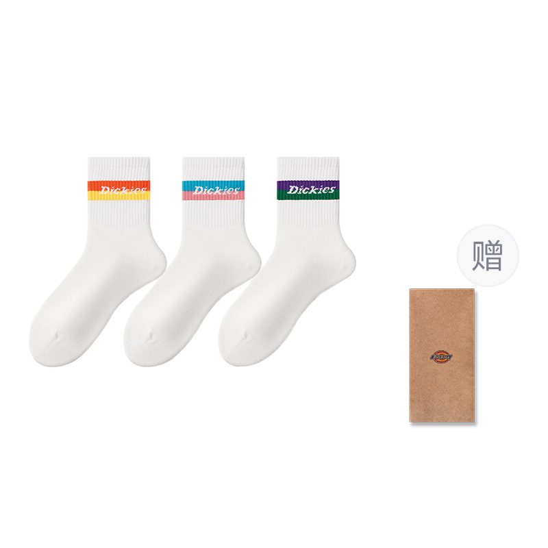 

Комплект унисекс носков Mid-Calf Dickies, желтый/синий/фиолетовый